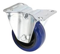 Adam Hall - Roulette fixe bleu - 80mm G