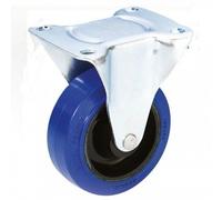 Adam Hall - Roulette fixe en zinc avec bandage bleu - 100 mm