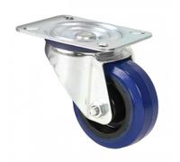 Adam Hall - Roulette pivotante - bleue - 80 mm