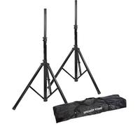 Adam Hall Stands SPS 023 SET - Set Pieds d'Enceinte avec 2 Pieds d'Enceinte et Housse
