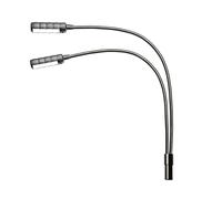 Adam Hall Stands LED 2 ULTRA XLR 3 - Lampe col de cygne à connecteur XLR 3 broches avec 8 LED COB