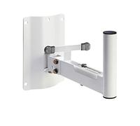 Adam Hall - Support mural pour enceinte SMBS 5 W - Inclinable - Blanc