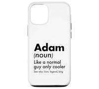Adam Like A Normal Guy Only Cooler Legend King Prénom Coque pour iPhone 12/12 Pro