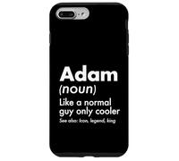Adam Like A Normal Guy Only Cooler Legend King Prénom Coque pour iPhone 7 Plus/8 Plus