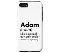 Adam Like A Normal Guy Only Cooler Legend King Prénom Coque pour iPhone SE (2020) / 7/8