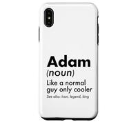 Adam Like A Normal Guy Only Cooler Legend King Prénom Coque pour iPhone XS Max