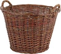 Adam Schmidt 1325/1 Panier en osier avec 2 poignées, non traité, Ø 46 x 31 cm, naturel