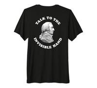 Adam Smith Parle au Professeur d'économie de la Main T-Shirt Haut de Gamme