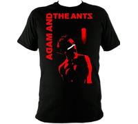 Adam & The Ants Kings Unisex 100% Cotton Short-Sleeve T-Shirts Black M