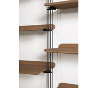 Adam Wood Étagère medium bois foncé Kartell - 8915 DARK WOOD