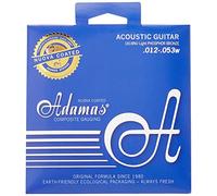 Adamas Cordes Guitare Acoustique Nuova Phosphor Bronze Coated Boule en laiton massif Light .012-.053 1818NU