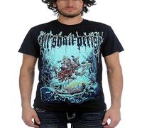 ADAMF WRNNUP All Shall Perish Mens Deep Sea T Shirt Black XXL