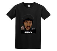 ADAMF WRNNUP Men's Coming to America Soul Glo Darryl Jenks Arsenio Eddie Murphy T-Shirts Black L