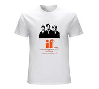 ADAMF WRNNUP Men's If Film Cinema Drama Thriller Sci FI Lindsay Anderson Malcolm Mcdowell Unisex T Vintage Gift Men Women Girls Unisex T-Shirts White M