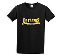 ADAMF WRNNUP Men's Joe Frazier Smokin Joe Boxing Legend T-Shirts Black 3XL
