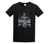 ADAMF WRNNUP Men's Mark Knopfler Guitar Tour 2019 T-Shirt Black XL
