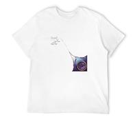 ADAMF WRNNUP Men's Peter Hammill The Silent Corner and Empty Stage 80S Men O Neck Big Tall T-Shirts White L