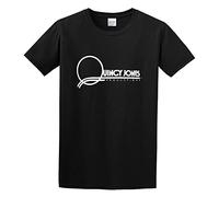 ADAMF WRNNUP Men's Quincy Jones Soul Jackson Production Funk Cotton Round Neck Shirt T Shirt T-Shirts Black XXL