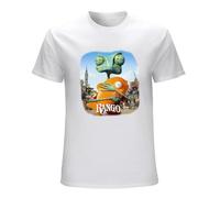 ADAMF WRNNUP Men's Rango Poster Art Mens Movie Mr TIMMS T-Shirts White XL