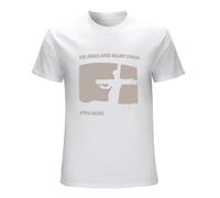 ADAMF WRNNUP Men's The Jesus and Mary Chain 'April Skies' T-Shirt White L