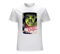 ADAMF WRNNUP Men's The Man Who Laughs Paul Leni Movie Poster 1928 T-Shirts White XXL