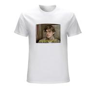 ADAMF WRNNUP Men's Time to Leave Louis Theroux T-Shirts White XL