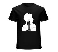 ADAMF WRNNUP O Captain My Captain Casual Shirt for Men Black S