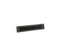 ADAMHALL 19 " Pièces 87222 Brosse - Rackblende 2 Il Acier Avec Bürstenleiste