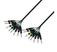 ADAMHALL Câble Multicore 8x6,3Mm Jack Mono / 8 X 6,3 Mm Jack Mono 3M