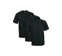 AdamimyClay® Pro Club Heavyweight Crew Neck T-shirt Black (3pack) [X-Large]