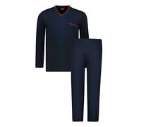 ADAMO Ensemble de Pyjama Manches Longues by Bleu foncé, jusqu'à la Grande Taille 10XL, Taille:3XL