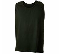 Adamo Muscleshirt Noir Extra Long surdimensionné Noir, 2xl-8xl:5XL