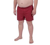 ADAMO Pack de 2 Boxers 'David' by Grande Taille Jusqu'au 20 (8XL) - Bordeaux/Noir, Taille:8