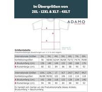 ADAMO Polo anthracite à manches courtes pour homme - Modèle Picco en taille 12XL / 4XLT - Coupe droite, anthracite, 3XL