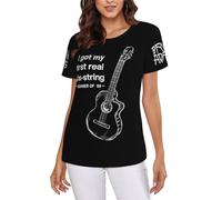 Adams Canadian Rock Singer Bryan T-Shirt Femme - Haut décontracté léger à Manches Courtes et col Ras du Cou - Tee-Shirt Mode Musique Rock - Vêtement Fans Concert et Cadeau XX-Large