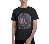 Adams Canadian Rock Singer Bryan T-Shirt Homme Coton Classique - T-Shirt Musique Rock Légende - Haut Décontracté à Manches Courtes et Col Rond - Vêtements de Fans de Concert et Cadeau Medium