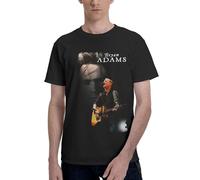 Adams Canadian Rock Singer Bryan T-Shirt Homme Coton Classique - T-Shirt Musique Rock Légende - Haut Décontracté à Manches Courtes et Col Rond - Vêtements de Fans de Concert et Cadeau XX-Large