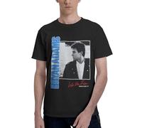 Adams Canadian Rock Singer Bryan T-Shirt Homme Coton Classique - T-Shirt Musique Rock Légende - Haut Décontracté à Manches Courtes et Col Rond - Vêtements de Fans de Concert et Cadeau Medium