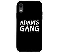 Adam's Gang First Name Adam Bachelor Party Wedding Coque pour iPhone XR