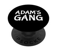 Adam's Gang First Name Adam Bachelor Party Wedding PopSockets PopGrip Adhésif