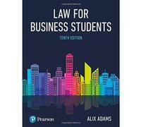 Adams: Law for Business Students p10 - [Version Originale] Inconnu (Auteur)