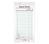 Adams Lot de 10 carnets de chèques perforés pour invités, 8,6 x 17,2 cm, 50 feuilles par bloc, 525SW)