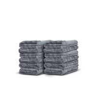 Adam's Lot de 12 Serviettes en Microfibre sans Bords sans Bords - Microfibre pelucheuse de qualité supérieure 480 g/m², 40,6 x 40,6 cm - Toucher délicat pour Les Surfaces Les Plus délicates
