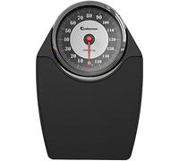 Adamson A24 Balance Pèse Personne Analogique - Nouveauté - Jusqu'à 160kg, Surface Antidérapante, Chiffres Extra Larges, Pèse Personne Mécanique, Garantie 20 Ans - Chambre et Salle de bain