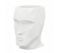 ADAN - Vase extérieur polyéthylène blanc H70 Blanc