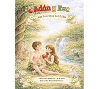 Adán y Eva: Los Secretos del Edén: Libro para colorear cristiano para niños de 6 a 8 años | Historia bíblica del Génesis