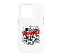 Adanali Inscription Stolz Auf Adana 01 Turquie Heimat Design Coque pour iPhone 15 Pro