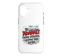 Adanali Inscription Stolz Auf Adana 01 Turquie Heimat Design Coque pour iPhone 16