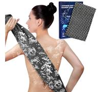 Adanluxe Serviette de douche japonaise exfoliante, serviette de toilette exfoliante, exfoliante pour le corps pour frotter et laver, brosse à dos pour bain de douche