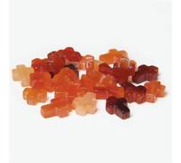 ADAOQIN Lot de 10 Perles en Pierre Naturelle en Forme de Croix, œil de Tigre, Agate, améthyste, Quartz, Perles d'espacement pour la Fabrication de Bijoux, Bracelets, Boucles d'oreilles